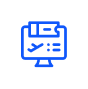 ticket booking ivr system icon - asteriskservice
