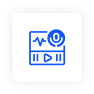 audio playback and recording icon - asteriskservice